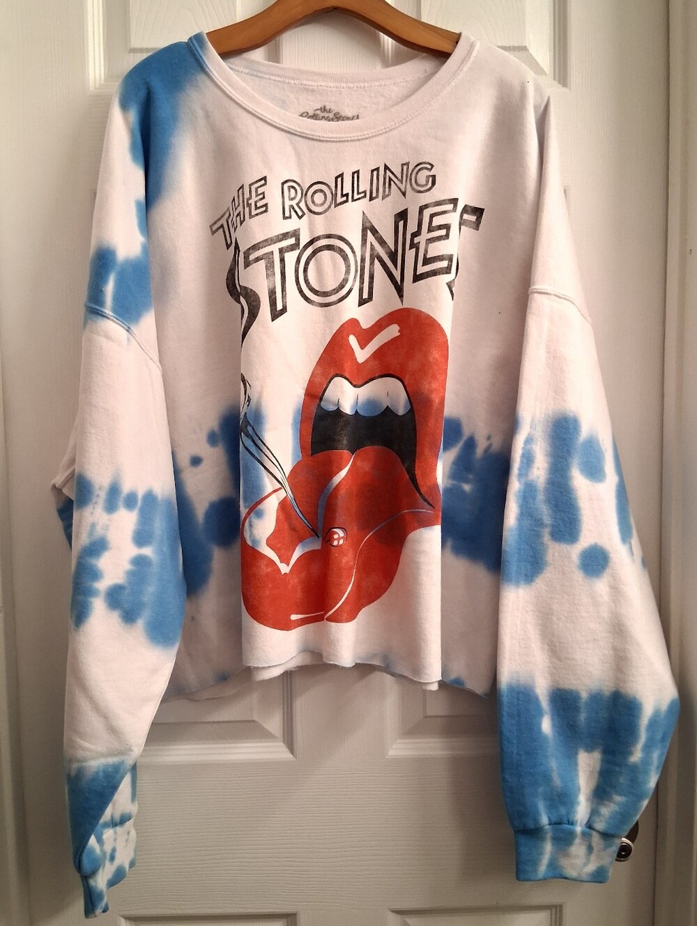 The Rolling Stones Tie Dyed Sweatshirt Ladies XXXL